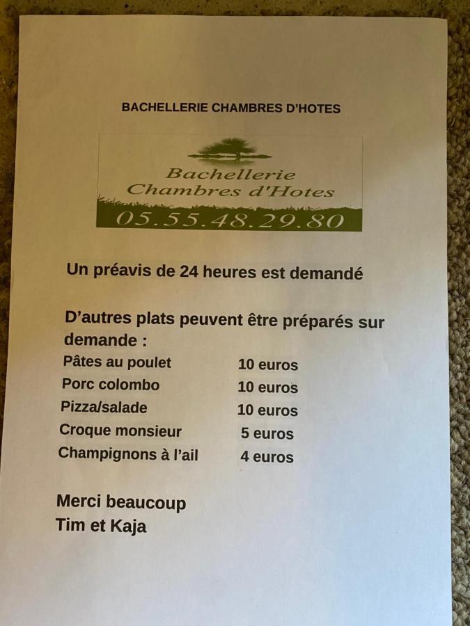 Bachellerie Bed & Breakfast Chéronnac Dış mekan fotoğraf